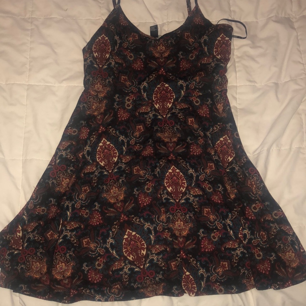 Paisley mini dress